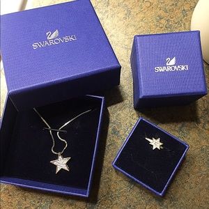 SWAROVSKI Star Pendant and Matching Ring